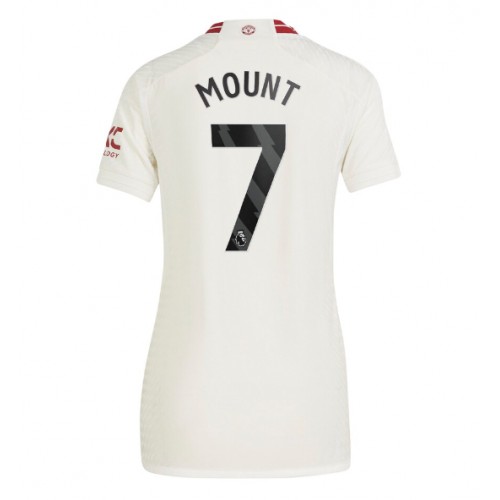 Fotballdrakt Dame Manchester United Mason Mount #7 Tredjedrakt 2023-24 Kortermet